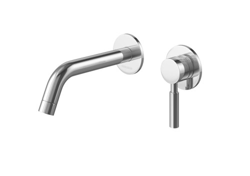 Bateria umywalkowa KOHLMAN ROXIN podtynkowa z uchwytem, chrom QW180R