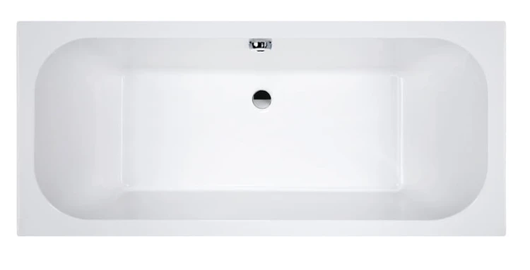 Wanna prostokątna SANPLAST FREE LINE 170x70cm, odpływ centralny, biała 610040006001000