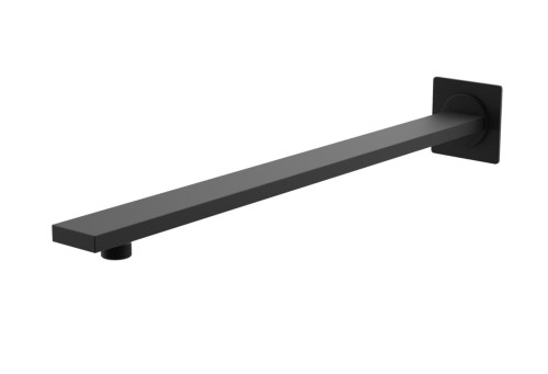 Ramię do deszczownicy KOHLMAN 40cm ścienne kwadratowe czarny mat RAMIĘ ŚCIENNE WQ
