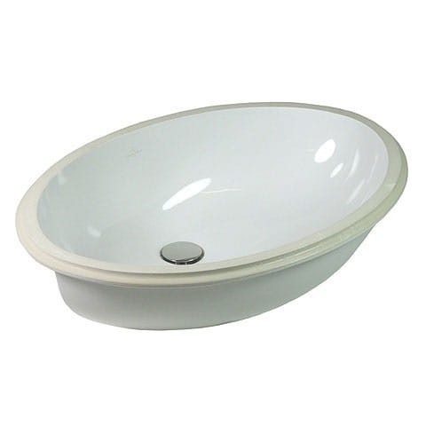 Umywalka podblatowa VILLEROY&BOCH EVANA 50x35cm, bez otworu, biała ceramicplus 614700R1