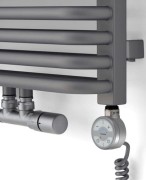 Grzałka elektryczna TERMA MOA 600W kabel spiralny z wtyczką, silver TERMA MOA 600W SILVER WEMOA06FSMAU