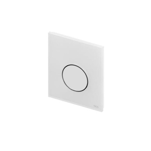 Przycisk spłukujący do pisuaru TECE LOOP 3/6l, szkło białe, przycisk biały 9.242.650