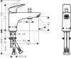 Bateria wannowa HANSGROHE LOGIS MONOTROU 1-otworowa, z przełącznikiem, chrom 71312000