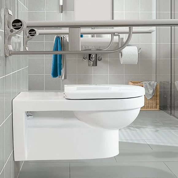 Deska WC VILLEROY&BOCH OMNIA ARCHITECTURA Vita, dla niepełnosprawnych, wolnoopadająca, biała 9M51B1