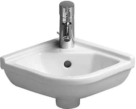 Umywalka DURAVIT STARCK 3 44x38cm, narożna, biała 0752440000