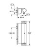 Bateria natryskowa GROHE GROHTHERM 2000 z termostatem, z półką na kosmetyki, chrom 34469001