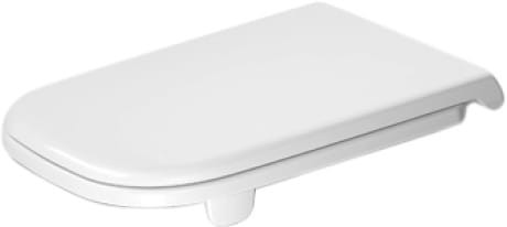 Deska WC DURAVIT D-CODE dla niepełnosprawnych, z odbojnikiem, biała 0060410000