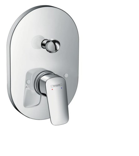 Bateria wannowa HANSGROHE LOGIS podtynkowa chrom 71406000