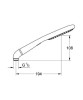 Słuchawka prysznicowa GROHE ECO chrom/szary 27274000