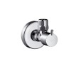 Zawór kątowy HANSGROHE S 1/2"x3/8" z zaciskiem, chrom 13901000