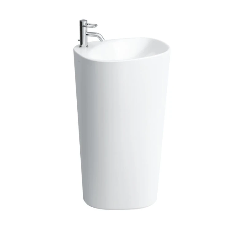 Umywalka LAUFEN PALOMBA 52cm, wolnostojąca, bez otworu, biała H8118040001091