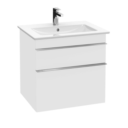 Szafka podumywalkowa VILLEROY&BOCH VENTICELLO 553x590x502mm, uchwyt chrom, GLOSSY WHITE A92301DH