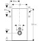 Moduł sanitarny do WC GEBERIT MONOLITH H101, przyłącze z boku,  szkło białe 131.022.SI.5