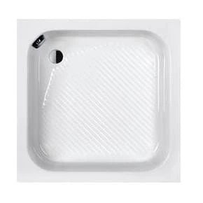 Brodzik kwadratowy SANPLAST CLASSIC 90x90x28cm, akrylowy, biały 615010023010000