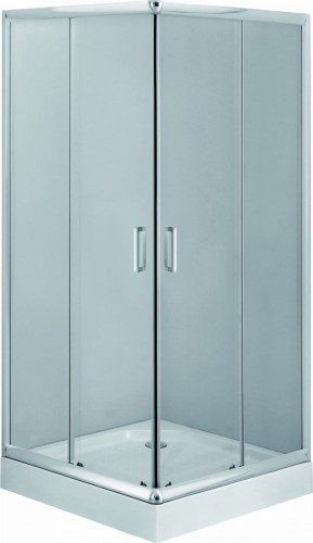 Kabina kwadratowa DEANTE FUNKIA 80cm szkło transparentne, chrom KYC 042K