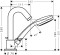 Bateria wannowa HANSGROHE LOGIS 3-otworowa, el.zew., chrom 71310000
