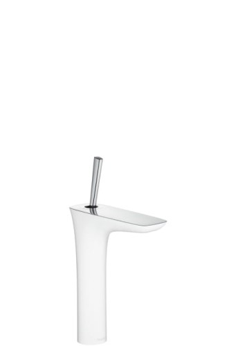 Bateria umywalkowa HANSGROHE PURAVIDA Highriser średnia chrom biały 15081400