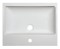 Umywalka nablatowa SANPLAST FREE MINERAL Unb-M/FREE 50x40x10cm, bez przelewu, biała 640280110001000