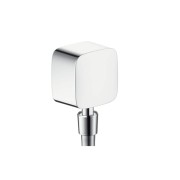 Przyłacze węża HANSGROHE FIXFIT PURAVIDA z przegubem kulowym i zaworem zwrotnym, chrom 27414000