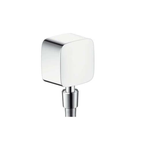 Przyłacze węża HANSGROHE FIXFIT PURAVIDA z przegubem kulowym i zaworem zwrotnym, chrom 27414000
