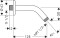 Ramię natrysku HANSGROHE 140mm, z rozetą, chrom 27411000