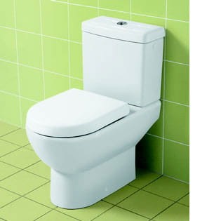 Spłuczka kompaktowa VILLEROY&BOCH SUBWAY, Przycisk Duo chrom, biała 77231101
