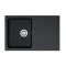 Zlewozmywak FRANKE ORION OID 611-78 78x50cm, z syfonem, tectonite, onyx 114.0286.447