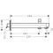 Wylewka wannowa HANSGROHE METRIS S z przełącznikiem, L=228 mm, chrom 31416000