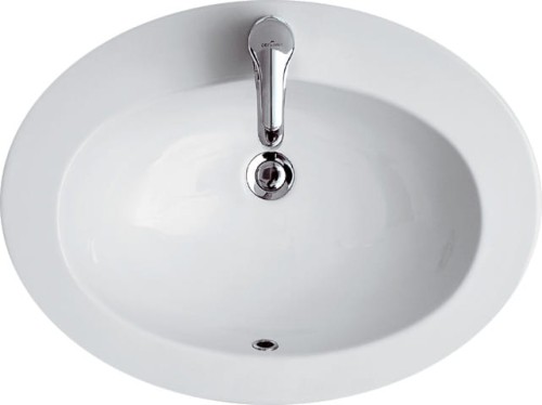 Umywalka blatowa CERSANIT GAMMA 63x47,5cm, biała K11-0012