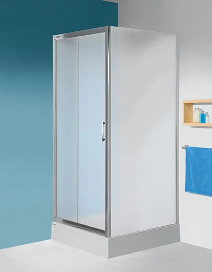 Ścianka prysznicowa SANPLAST TX5b SS0/TX5 90cm, szkło W15, GlasProtect, srebrny błyszczący 600271132038401