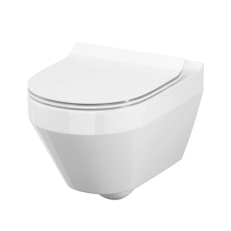 Miska wisząca WC CERSANIT CREA Cleanon, owalna, biała K114-015