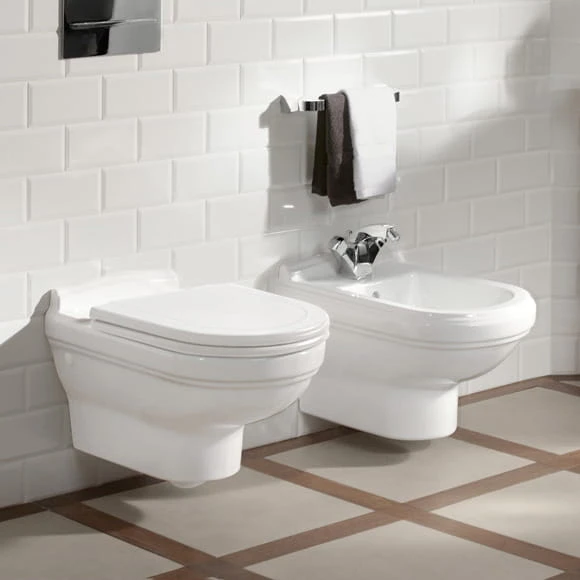 Miska wisząca WC VILLEROY&BOCH HOMMAGE biała ceramicplus 6661BOR1