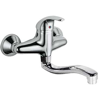 Bateria kuchenna TRES MONO 2000 ścienna, chrom 172318