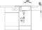 Zlewozmywak stalowy BLANCO TIPO 45 S MINI 60x50 cm, bez korka aut., stal matowa 516524
