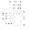 Kubek HANSGROHE LOGIS chrom 40518000