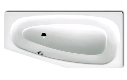 Wanna asymetryczna KALDEWEI MINI 157x70 lewa emaliowana biały 225200010001