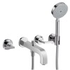 Bateria wannowa AXOR CITTERIO 3-otworowa, z rozetami, el.zew., chrom 39448000