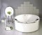 Wanna okrągła POOL-SPA ATLANTYDA 160 z kaskadą, na stelażu, white PWRD310ZS000000