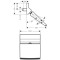 Głowica natryskowa HANSGROHE RAINDANCE RAINFALL 150 1 jet, chrom 26442000