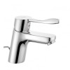 Bateria umywalkowa KLUDI PURE&EASY stojąca, z korkiem, chrom 372840565