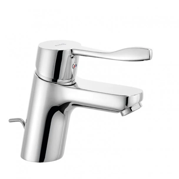 Bateria umywalkowa KLUDI PURE&EASY stojąca, z korkiem, chrom 372840565