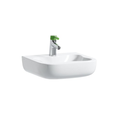 Umywalka LAUFEN FLORA KIDS 45x41cm biało-czerwona H8150310621041