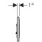 Przycisk spłukujący GEBERIT SIGMA 10 stalnierdzewna 115.758.SN.5
