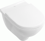 Zestaw Miska Wisząca  VILLEROY&BOCH O.NOVO DirectFlush, Biały 49 cm + Deska Wolnoopadająca  5688HRR1