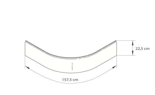Obudowa do brodzika DEANTE STANDARD PLUS II 90x90x12,5, biały KTU 031O