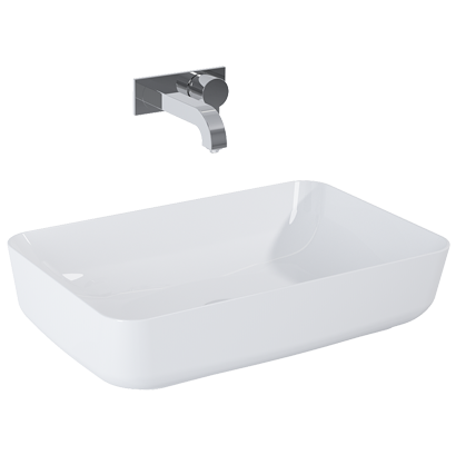 Umywalka meblowa ELITA NOMIA 50x39cm, ceramiczna 145042