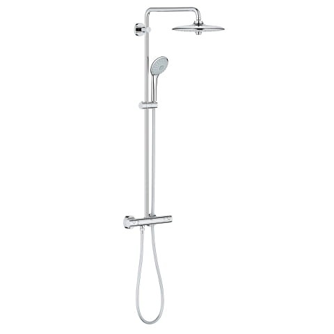 Bateria natryskowa GROHE EUPHORIA z termostatem, z deszczwnicą 260 mm i słuchawką, chrom 27296002