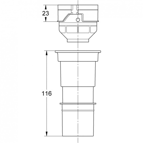 Adapter GROHE GD2 4,5l. do spłuczki podtynkowej 42333000