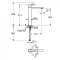 Bateria umywalkowa  GROHE LINEARE NEW XL-Size, stojąca, bez korka, chrom 23405001