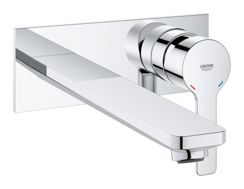 Bateria umywalkowa GROHE LINEARE L, podtynkowa, ścienna, chrom 23444001